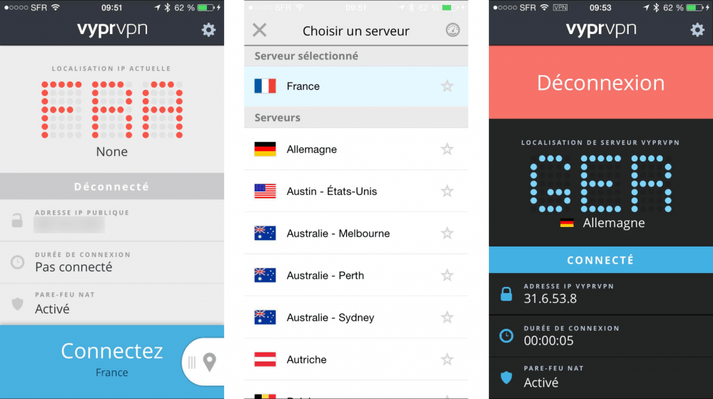 Application iphone pour le fournisseur de vpn : Vyprvpn