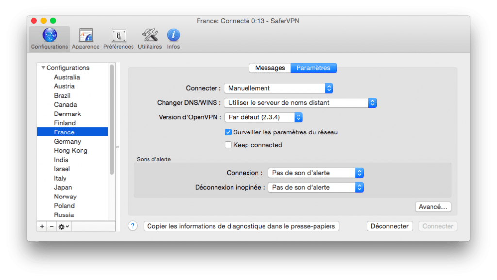 Logiciel vpn Safervpn