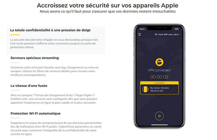 CyberGhost VPN iPhone