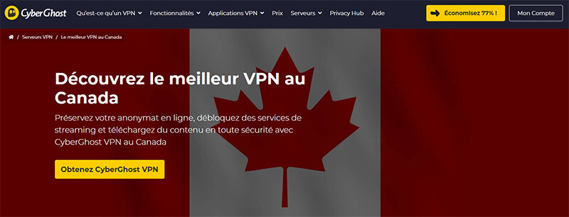 VPN Canada CyberGhost