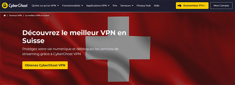 VPN Suisse CyberGhost