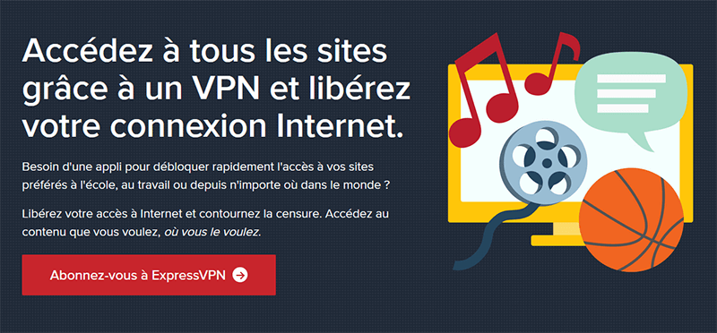 Débloquer site ExpressVPN