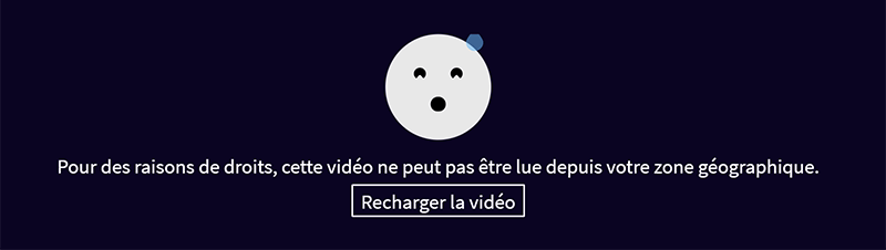 Message d'erreur M6