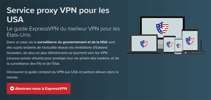 ExpressVPN aux Etats-Unis