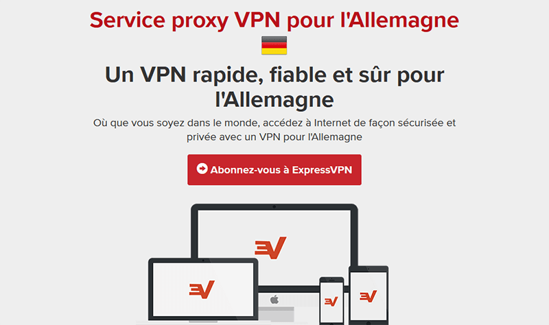 ExpressVPN en Allemagne