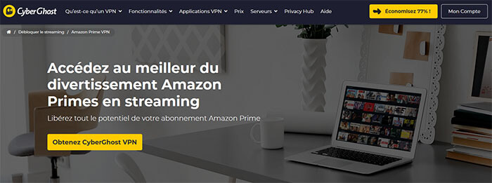 Amazon Prime Video CyberGhost