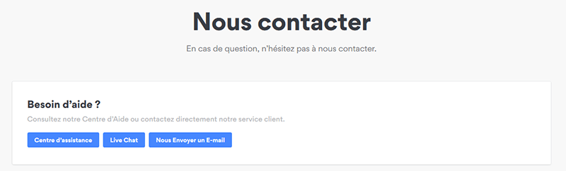 Support client de NordVPN