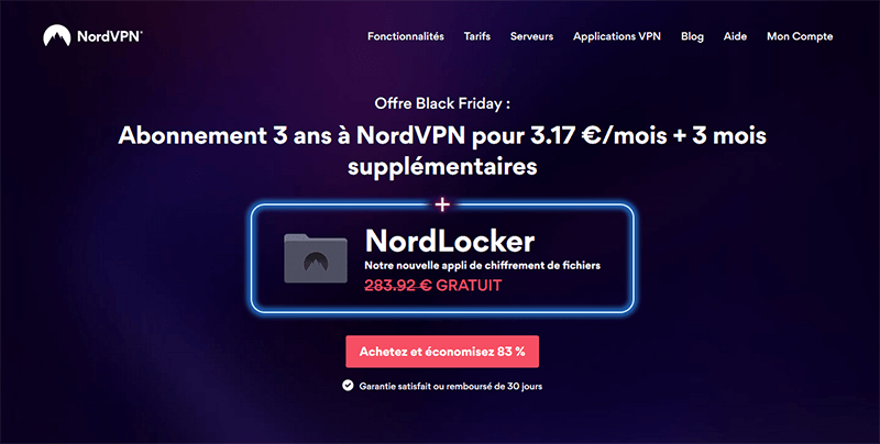 Promo Black Friday de NordVPN