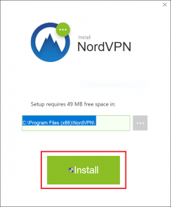 installation nordvpn