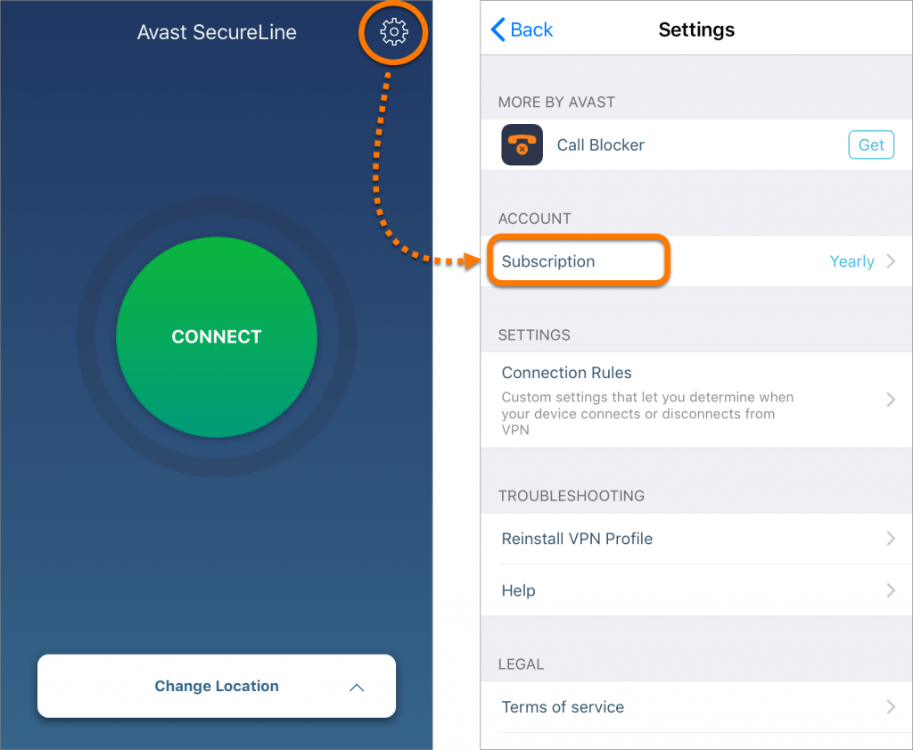 mobile app avast secureline