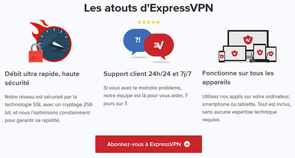 Atouts-ExpressVPN