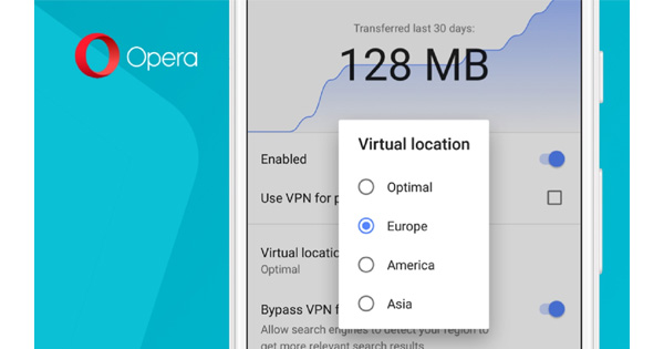 VPN Opera gratuit Android