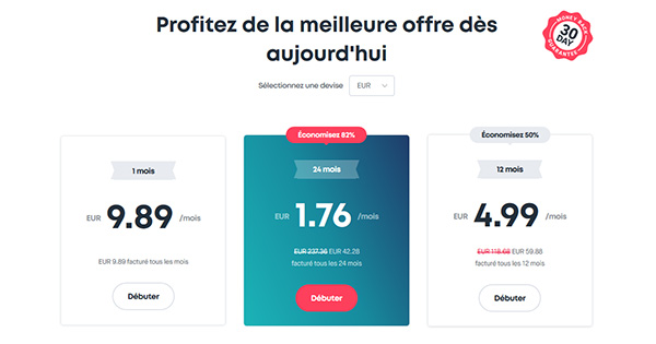 Offre gratuite Surfshark