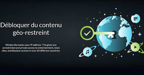 pays couverts windscribe
