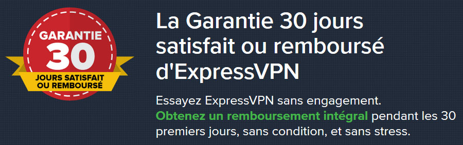 Garantie ExpressVPN